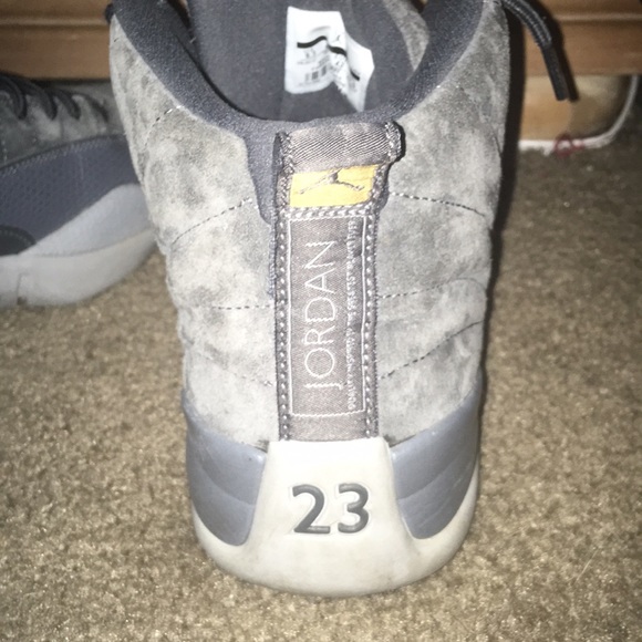 Air Jordan 12s Grey Suede. - Picture 2 of 4